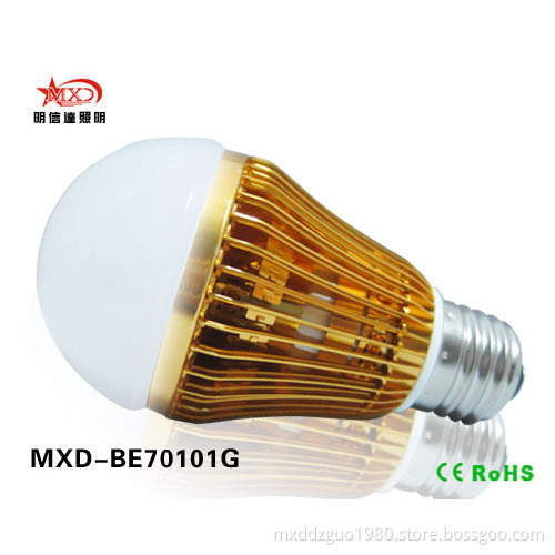 Aluminum 7W Residential LED Bulb Light